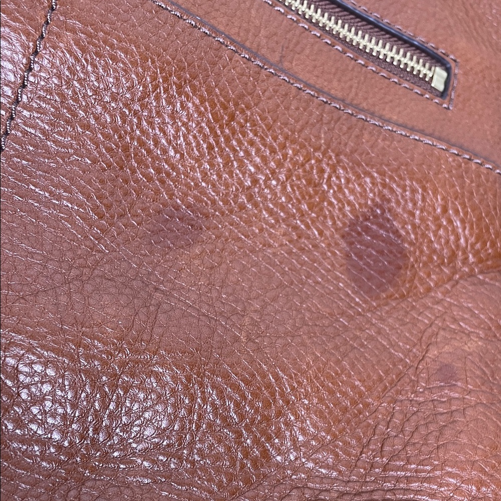 Fossil Elegant Tan Leather Crossbody Bag - Picture 6 of 8